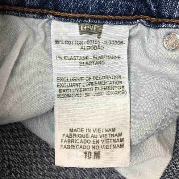 Levi's 515 Women's Jeans Boot Cut Medium Wash Stretch size 10 length 31" - Picture 9 of 12